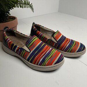 Dansko Canvas Twin Gore Slip On Sneakers Multi Size 40